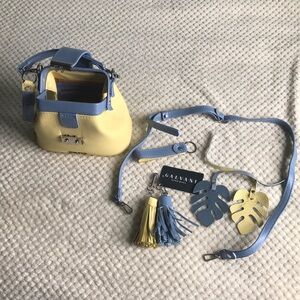 Galvani handbags Ukraine small crossbody with accessories. Brand New SWT